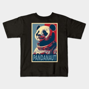 Pandanaut Funny Panda Astronaut HOPE Kids T-Shirt